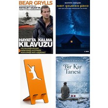 Portakal Hayatta Kalma Kılavuzu - Bear Grylls + Kuzey Işıklarının Şarkısı + Telefon Tutucu + Bir Kar Tanesi