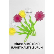 Byanes Sinek Raketi Sinek Öldürücü Plastik Sinek Kovucu Sinek Vurma Aparatı