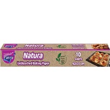 Parex Natura Ağırlaştırılmamış Pişirme Kağıdı - Hazır Kesilmiş Ağırlaştırılmamış Pişirme Kağıdı 42X37 cm 1 Paket 10'lu