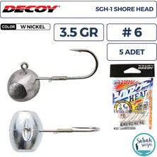Decoy Sgh-1 Shore Jighead 3.5gr #6 Wn (5 Adet)
