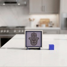 Miaju Fatma'nın Eli Motifli Çağdaş Dekoratif Obje, Yaşam Alanınız Için Estetik Seçim 10X10 cm