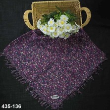 Firuze Eşarp Firuze Desenli Sökme Boncuklu Eşarp 435-136