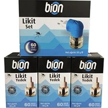 Byanes Sivrisineklere Karşı Elektro Likit Cihaz 60 Gece + 4 Likit Yedek 60 Gece