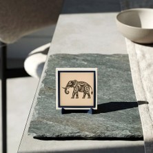 Miaju Fil Formlu Modern Dekoratif Obje, Ofis ve Ev Dekoru Için Özel Bir Seçim 10X10 cm
