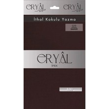 Eryal İpek Yazma Eryal Ipek Düz Renk Poşetli Oyalık Yazma 029 Kahve