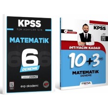Anla Kazan Yayınları Marka + Evp Ihtiyacın Kadar Kpss Matematik 13+6 Deneme 2 Li Set