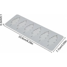 Depposite Silikon Tuile & Dekor Kalıbı Yaprak Desenli