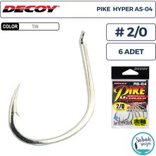 Decoy As-04 Pike Hyper Jigging Asist Iğne Tın #2/0 (6 Adet)