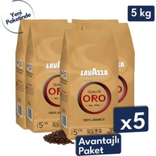 Lavazza Qualita Oro Espresso Çekirdek Kahve 3'lü Avantajlı Paket | 1 kg x 5 Paket