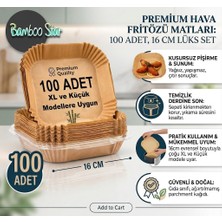 Airfryer Pişirme Kağıdı Küçük Boy, 100 Adet Hava Fritöz Parşömen Kağıdı, Fırın Kağıdı Tek Kullanımlık Hava Fritöz Kağıt, Fırın Sıcak Hava Fritöz Pişirme Kızartma Tavası Için Uygun 16 cm