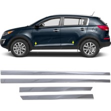 Melexı Kia Sportage 2011-2016 Arası Için Krom Yan Kapı Koruma Çıtası 4 Kapı 4 Parça