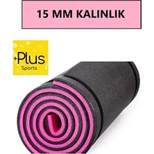 Macgon 15 mm En Kalın Egzersiz Pilates Minderi Kamp Yoga Mat Çift Taraflı 180X60