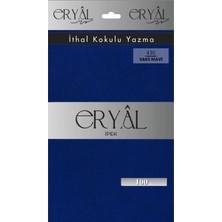 Eryal İpek Yazma Eryal Ipek Düz Renk Poşetli Oyalık Yazma 430 Saks Mavi