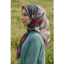 Belinda Scarf Bambu Pamuk Eşarp (Bordo) 1029-115
