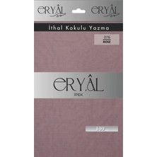 Eryal İpek Yazma Eryal Ipek Düz Renk Poşetli Oyalık Yazma 076 Rose