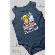 Morivo Kids Güçlü Bebekler Sütle Beslenir Sıfır Kol Bebek Zıbını %100 Pamuk