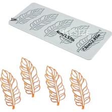 Depposite Silikon Tuile & Dekor Kalıbı Yaprak Desenli
