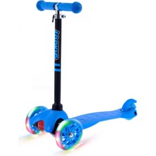 Empressco 3 Tekerlekli LED Işıklı Scooter Mavi, Eğlenceli ve Güvenli Sürüş Keyfi