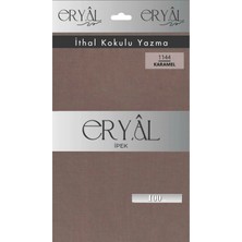 Eryal İpek Yazma Eryal Ipek Düz Renk Poşetli Oyalık Yazma 1144 Karamel