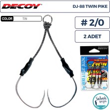 Decoy Dj-88 Twin Pike Çiftli Asist Iğnesi #2/0 (2 Adet)