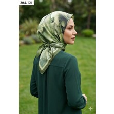Velscarfs Soft Pamuk Parla Eşarp (Yeşil) 204-121