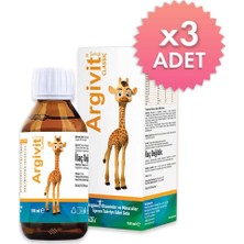 HEKİM Argivit Classic 150 ml Şurup 3 Adet