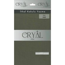 Eryal İpek Yazma Eryal Ipek Düz Renk Poşetli Oyalık Yazma 956 Haki