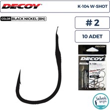 Decoy K-104 W-Shot Olta Iğnesi Bn #2 (10 Adet)