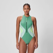 Speedo Ocean Flex Zip Kadın Yüzücü Mayosu