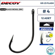 Decoy Kr-23 Flash Delikli Olta Iğnesi Bn #4 (12 Adet)