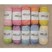 Empressco Pastel Renkli Punch ve Amigurumi Iplik Seti - 10 Parça