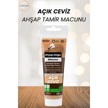 Nublado Açık Ceviz Renk Ahşap Parke Tamir Macunu Mobilya Masa Dolgu Çatlak Çizik Giderici 125 ml