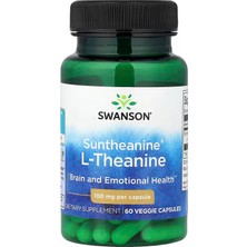 Swanson, Suntheanine L-Theanine Brain & Cognitive 100 Mg 60 Veggie Capsules