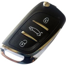 Kasey Peugeot Citroen Tipli Kd Keydiy NB11 3 Tuşlu Akıllı Kumanda Anahtar Dış Kabı Oto Anahtarlık