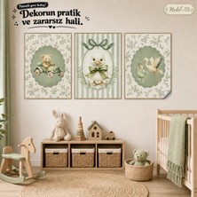 Akıllı Kağıt Statik Tutunma Özellikli Tablo - Poster Çocuk Odası (Model-52)