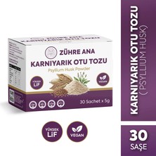 Zühre Ana Karnıyarık Otu (Psyllium) Tozu 30 Saşe x 5 gr