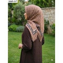 Eyfel Eşarp Eyfel Desenli Dimi Pamuk Eşarp 1045-117