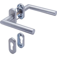 AvantajAl Marelli Roma Paslanmaz Inox Oval Rozetli Yale Kapı Kolu