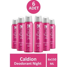 Caldion Deodorant Night Kadın 150 ml 6 Adet
