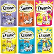 Dreamies Kedi Ödülü Karışık Avantaj Paketi 6'lı