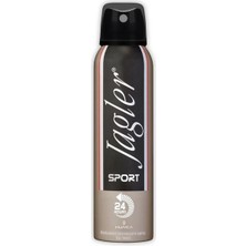 Jagler Sport Sprey Deodorant 150 ml 24 Saat Koruma Sağlayan Erkekler İçin Etkili Koku