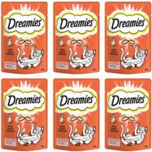 Dreamies Tavuklu Kedi Ödül Maması 60 Gr x 6 Adet