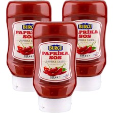 Burcu Paprika Sos 330 gr x 3 Adet