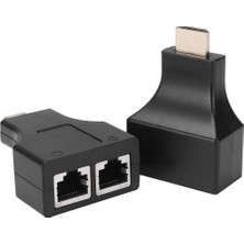 Fully Cat6 HDMI Çevirici 2'li
