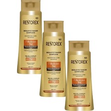 Restorex Şampuan 7 Besleyici Yağ 500 ml x 3 Adet