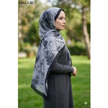 Moon Scarf Bambu Kraş Pamuk Şal (Siyah) 1052-120