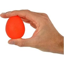 Macgon  Egg - Silikon El Egzersiz Topu Kırmızı - Orta Direnç