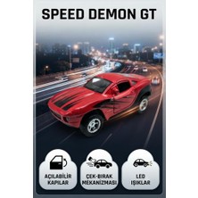 Farbu Oyuncak Speed Champion Gt Mustang Kırmızı 12 cm Araba - Kapıları Açılan  Işıklı ve Sesli Model