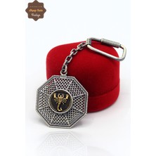 Midyat Nurtaş Gümüş Akrep Model Oksitli 925 Ayar Gümüş Telkari Anahtarlık 201025721