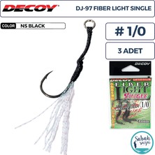 Decoy Dj-97 Fiber Light Tüylü Tekli Asist Iğnesi #1/0 (3 Adet)